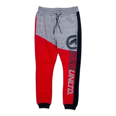 Ecko 2X Unlimited Red and Gray Sweatpants