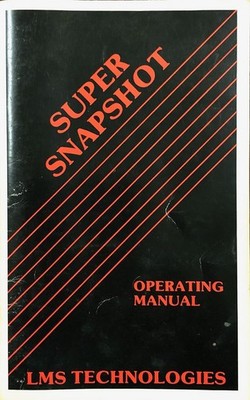 Vintage Commodore 64 Super Snapshot Cartridge - Complete with Original Manual!