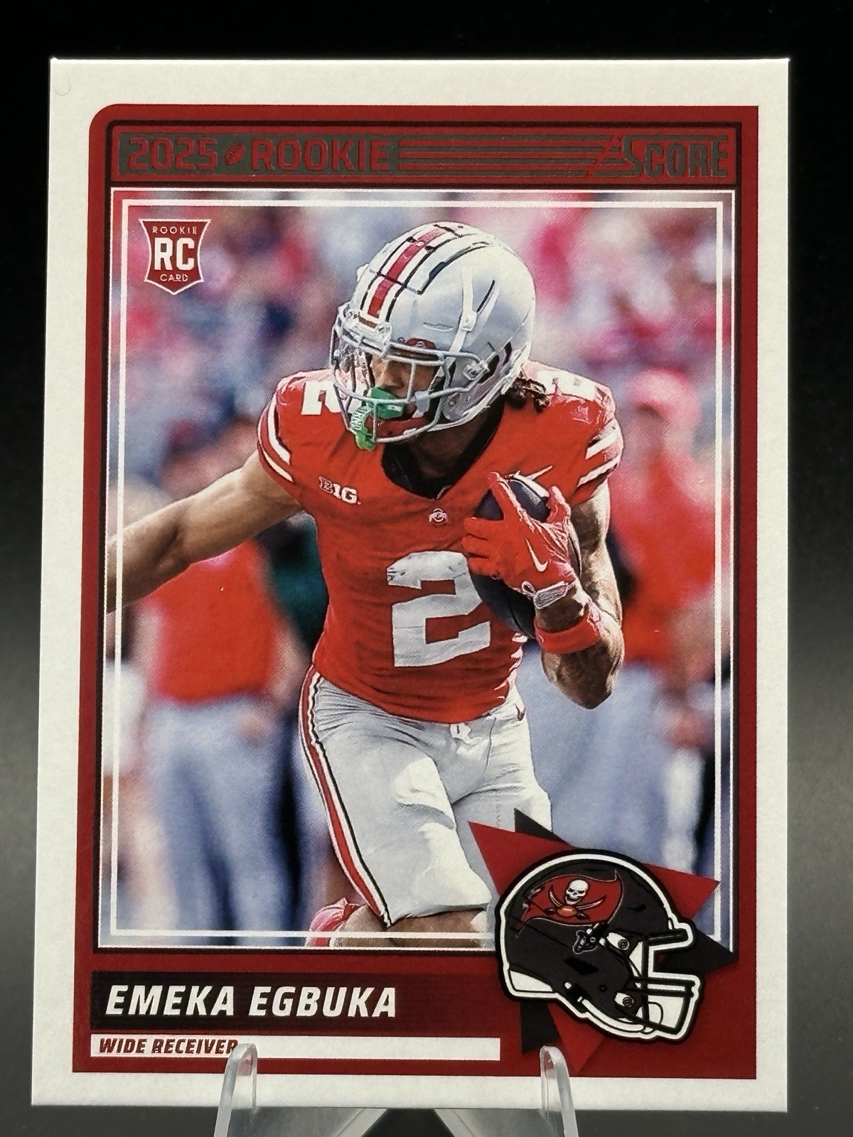 2025 Score Emeka Egbuka RC 2 Tampa Bay Buccaneers / Ohio State