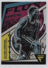 2020-21 Panini Flux Flux Appeal Silver Prizm Allen Iverson #19 HOF 1k78