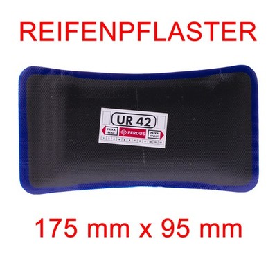 LKW Reifenreparatur Pflaster 175x95mm UR42 Radial Reifenpflaster Flickzeug