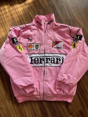 PUMA Ferrari F1 レーシングジャケット ピンク Unisex Adult Ferrari F1 Pink Jacket Large | eBay