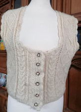 Strickweste Trachten Wolle Gr. L?