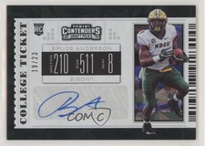 2019 Contenders Draft Picks Cracked Ice Ticket 19/23 Bruce Anderson Auto 2r5
