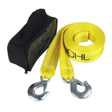 Heavy Duty Nylon Tow Strap With Hooks 2 X 20 20000 Lbs Capacity