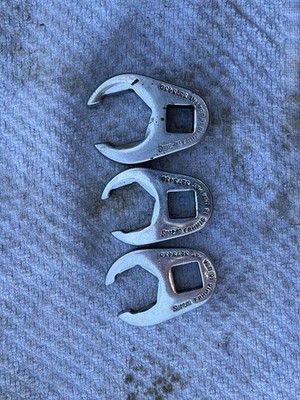 SnapOn 3/8 drive Flare Nut Crow Foot 3pc Set Metric
