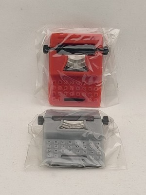 Seltener Vintage Taschenrechner Radiergummi 80er 90er Pastellblau Kawaii Retro Versiegelt Neu in Verpackung