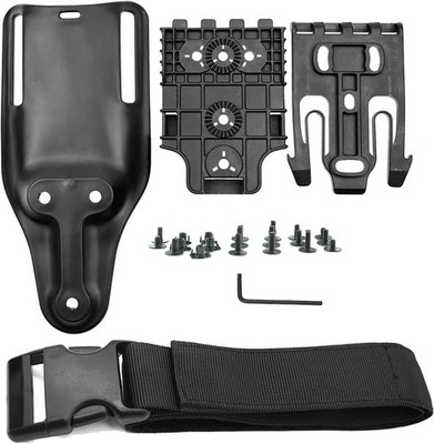 QLS Quick Locking System Kit with Fork & Duty Receiver Plate with Thigh Straps,