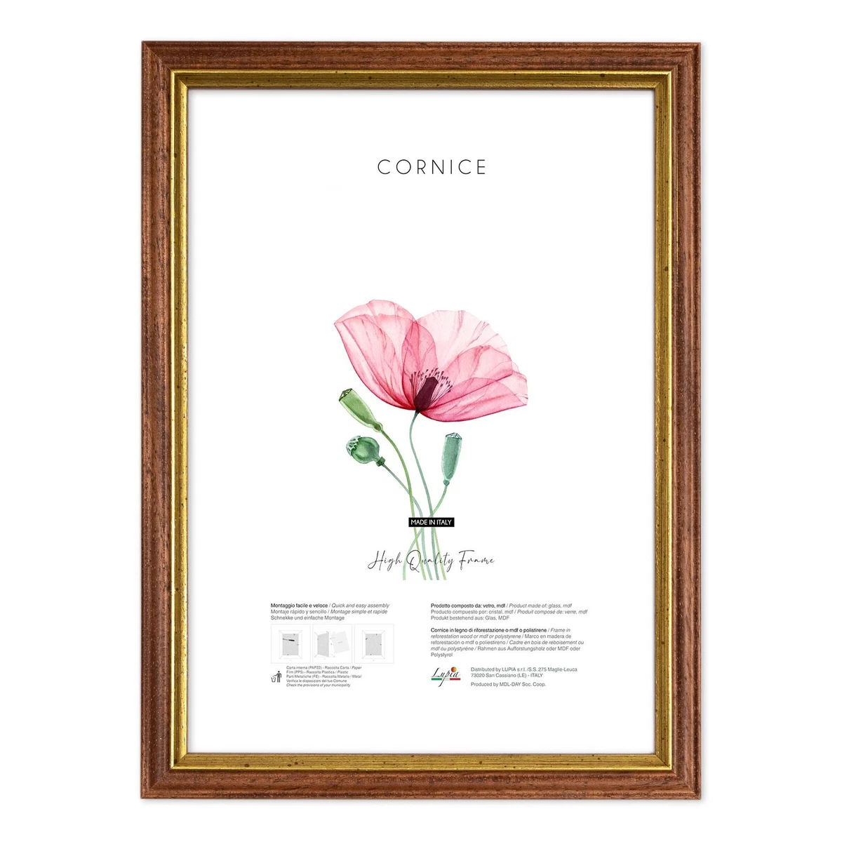 Artemio Cornice In Legno Grezzo Da Decorare – 28x36 Cm, Per Foto, Decoupage O Fai Da Creativo - 2
