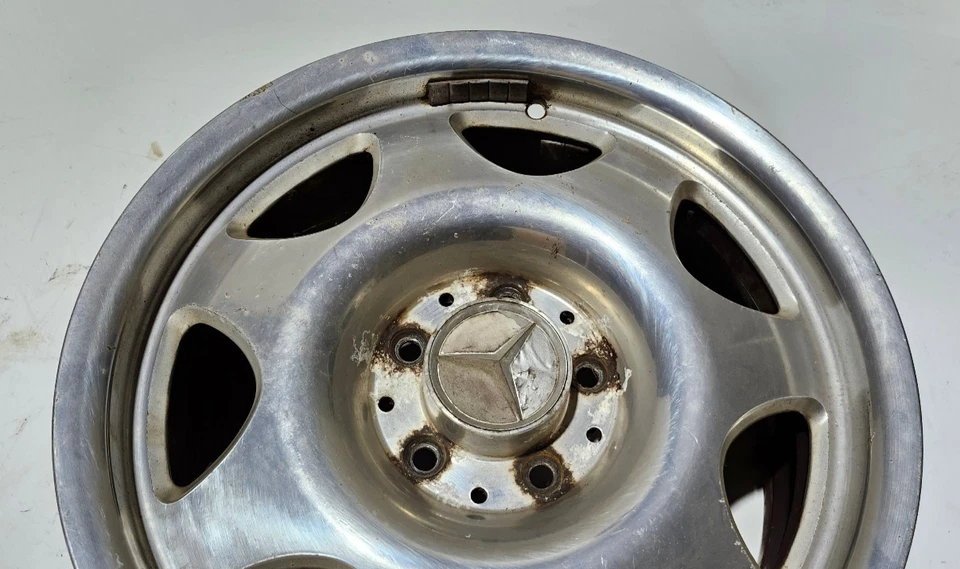 Mercedes W208 CLK320 CLK430 CLK55 AMG 7x16 16" Wheel Rim Silver 2084010002 OEM Foto 2 de 4