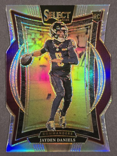 2024 Panini Select - Concourse Jayden Daniels #26 Silver Prizm Die-Cut (RC) - Bild 1 von 2