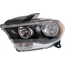 For Dodge Durango Headlight 2011-2013 Driver Side Halogen Black Trim Ch2502229