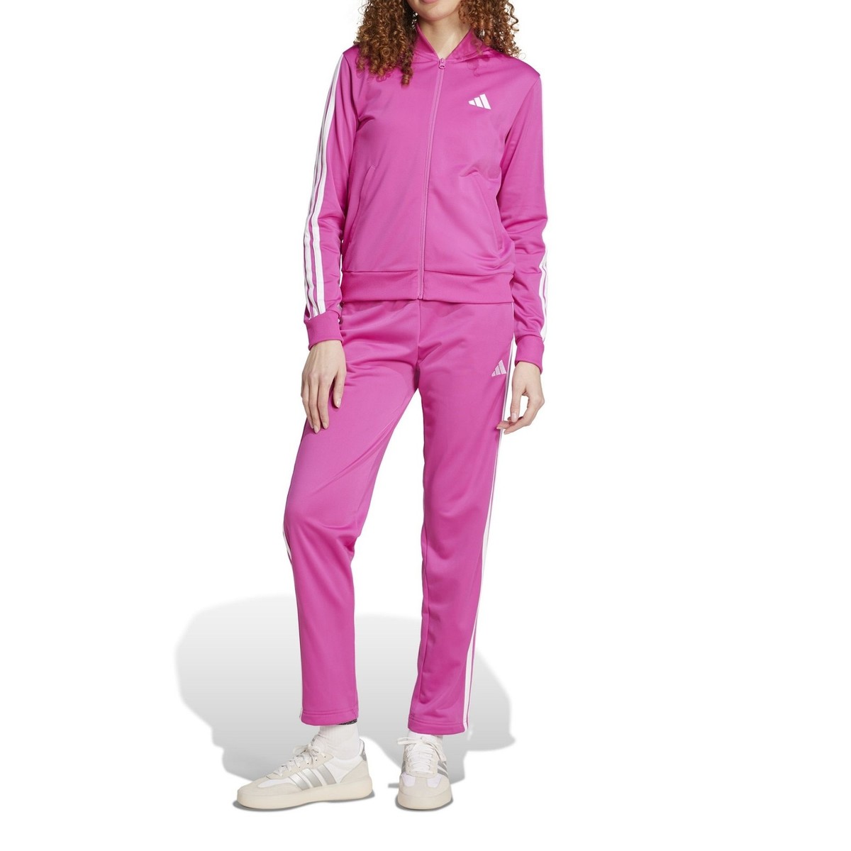 Adidas Tuta da Donna Essentials 3-Stripes Fuxia Taglia XS Cod