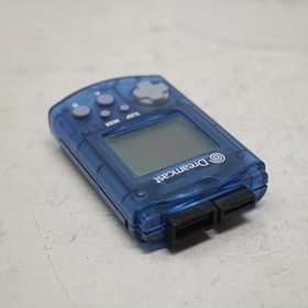 Sega Dreamcast Translucent Blue Clear VMU New Batteries