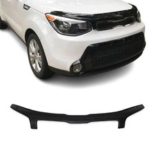OMAC Front Bug Shield Hood Deflector Guard for Kia Soul 2014-2019 Black Smoke
