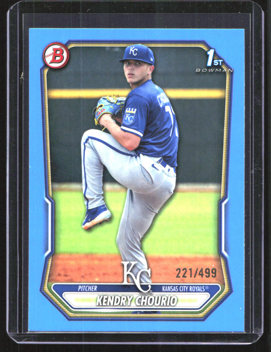 2026 Bowman 1st Kendry Chourio Sky Blue Border /499 Royals