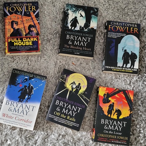 Christopher Fowler Book Bundle Bryant May Full Dark House 10 Second Staircase