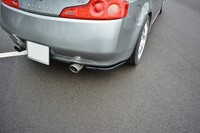 Maxton Design Diffusor Flaps Passend FüR Infiniti G35 Coupe Schwarz Hochglanz