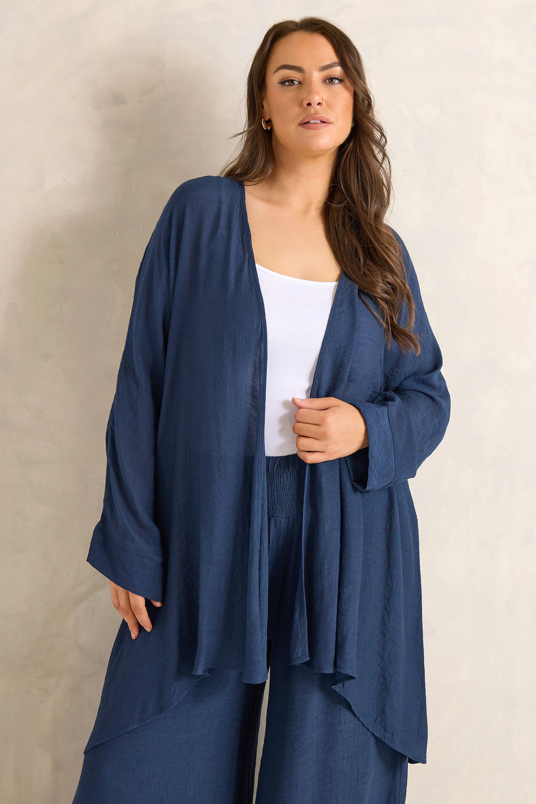 EVANS Curve Women's Plus Size Longline Cover-Up Top