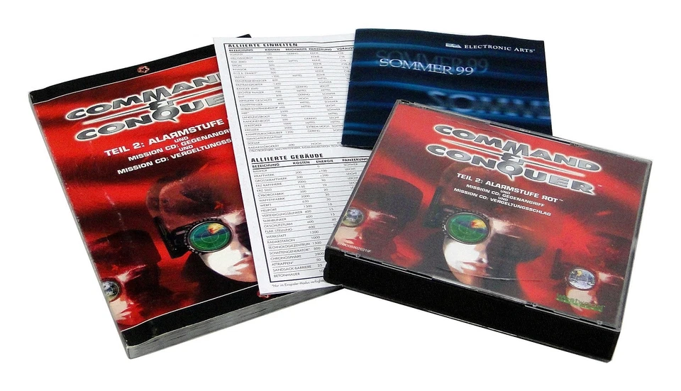 COMMAND & CONQUER TEIL 2 ALARMSTUFE ROT mit Mission CD 1 und 2 für PC Kombi - Bild 3 von 3