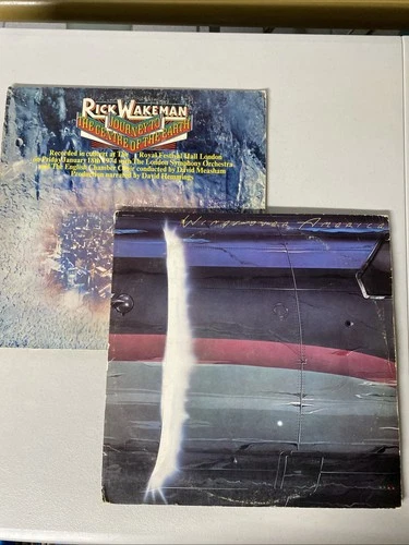 70’s Vintage Vinyl Lot • Wings Over America & Rick Wakeman Journey To The Center