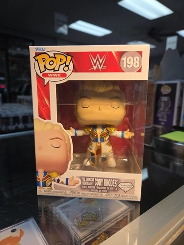 Funko Pop! WWE - “The American Nightmare” Cody Rhodes (Diamond) #198 W Protector