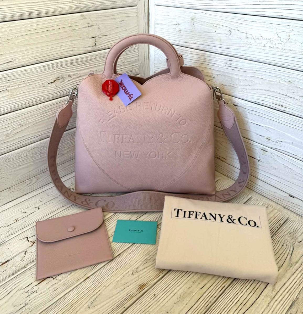 Authentic Tiffany & Co. Return to Tiffany® Handbag – Large – Pink