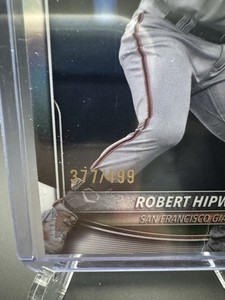 2025 Bowman Chrome Robert Hipwell 1st Bowman Refractor Autographs /499 RC...