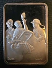 Norman Rockwell's FIRST POST COVER 1916 1oz 999 FINE Silver bar C6198