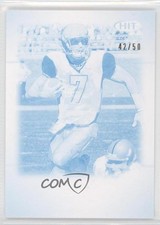 2011 SAGE Hit Make Ready Cyan 42/50 Christian Ponder #47 0m0
