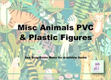 Animal PVC/Plastic Figures-Various-Pick 