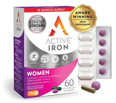 Iron Supplement for Women with Multivitamins, Boost Energy & Iron Levels