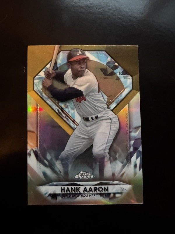 2022 Topps Chrome Update Series - Diamond Greats Chrome Hank Aaron #DGC-53