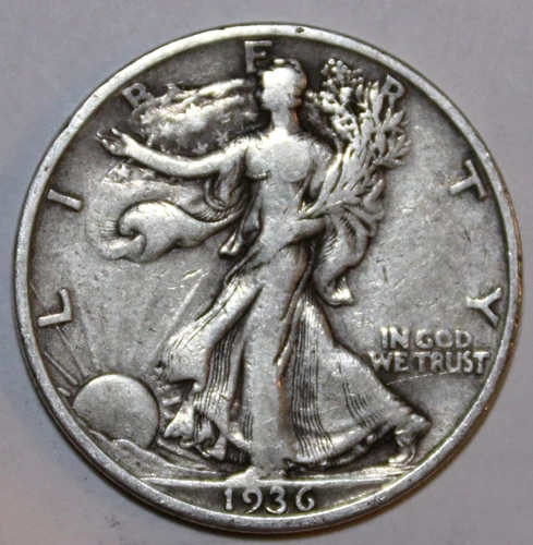 1936-S Walking Liberty Half Dollar - Very Fine - #0536EC