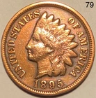 1895 Indian Head Penny Cent