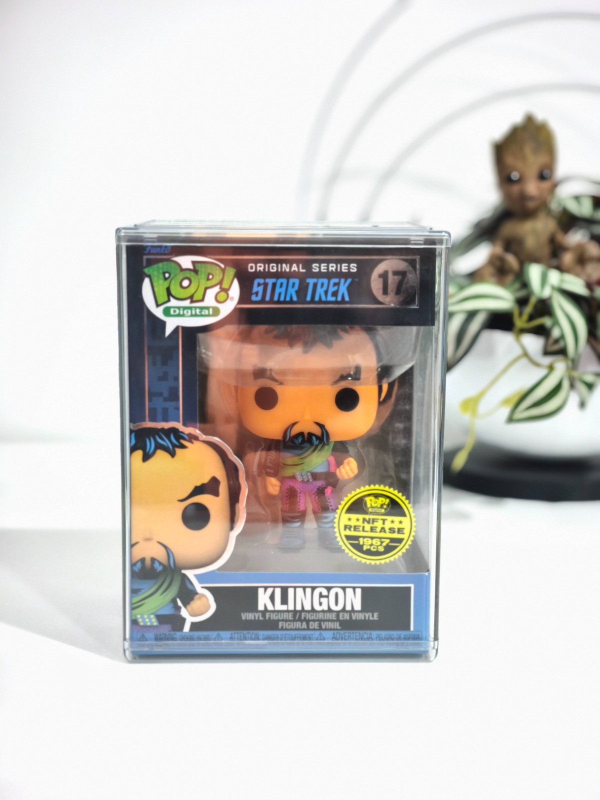 Funko Pop Klingon N°17 figurine Star Trek collection NFT vinyle