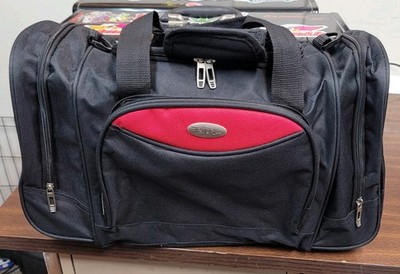 Bella Russo Black Duffle Bag Medium Size Perfect Carry-on Travel Bag Great Cond