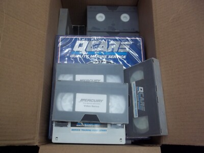 Mercury Quicksilver Verschiedene Lehr VCR Kassetten Box #1
