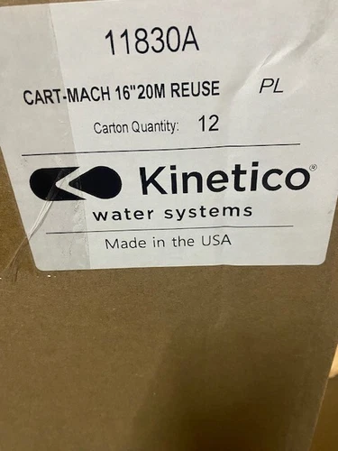 (12 PACK) KINETICO Water Systems Cart- Mach 16" 20M, Reuse (NEW)