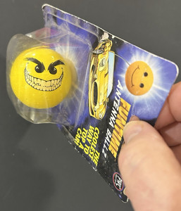 2000 PWC:  FUNTIME Antenna BALLZ: GADZOOKS: Evil Smiley Face: Josephine Pira !!