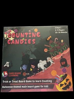 Counting Candies  ~ A Trick or Treat Board Game To Learn Counting NEW Sealed