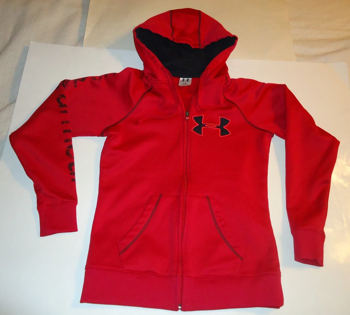 Under armour hotsell hoodie women red