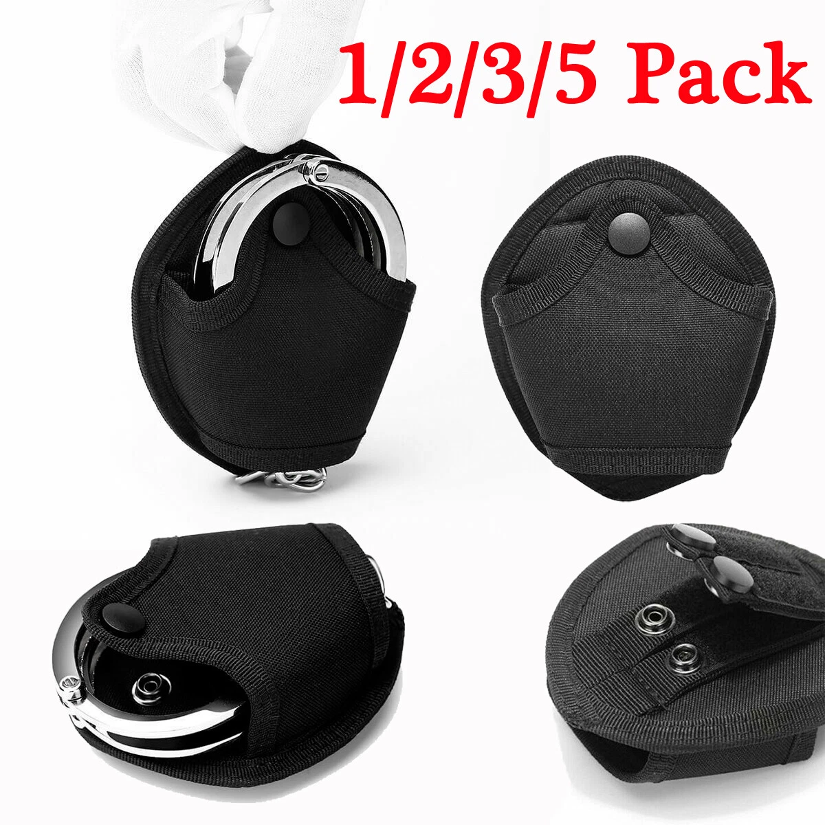 Tactical Handcuffs Case Open Top Handcuff Holder Police Holster
