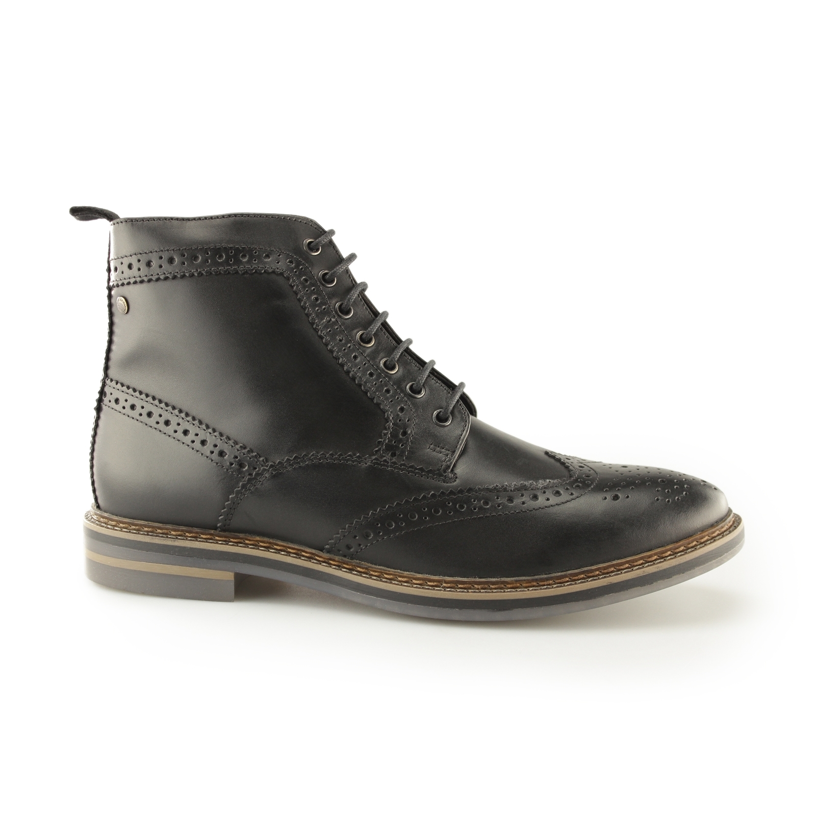 base london hurst wingtip leather boot