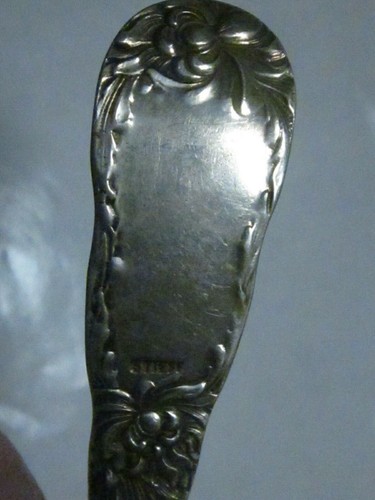 Sterling Stieff CHRYSANTHEMUM COLD MEAT FORK 7 1/2" No Mono - Picture 2 of 3
