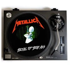 METALLICA Turntable Slipmat for Vinyl Records 12" DJ Slip Mat heavy metal vinyls