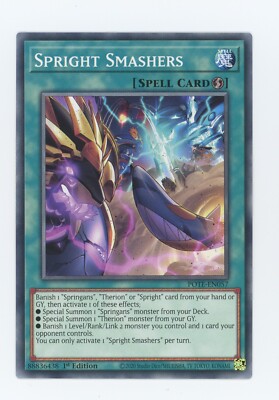 Yugioh Spright Smashers POTE-DE057 Common 1. Auflage NM x3