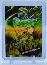 2021 Topps Fire Vladimir Guerrero Jr We Have Liftoff Insert WHL-18 Gold Minted