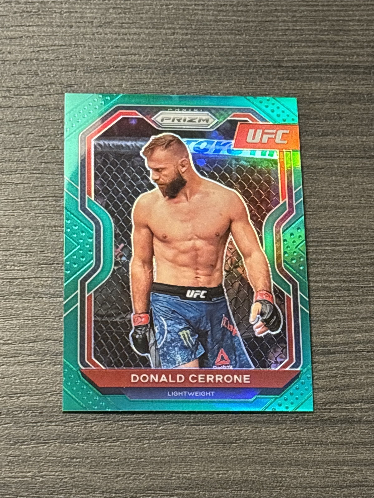 2021 Panini Prizm UFC Green Prizm Donald Cerrone #12