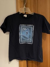 Hawaii Navy Blue T shirt Youtth M
